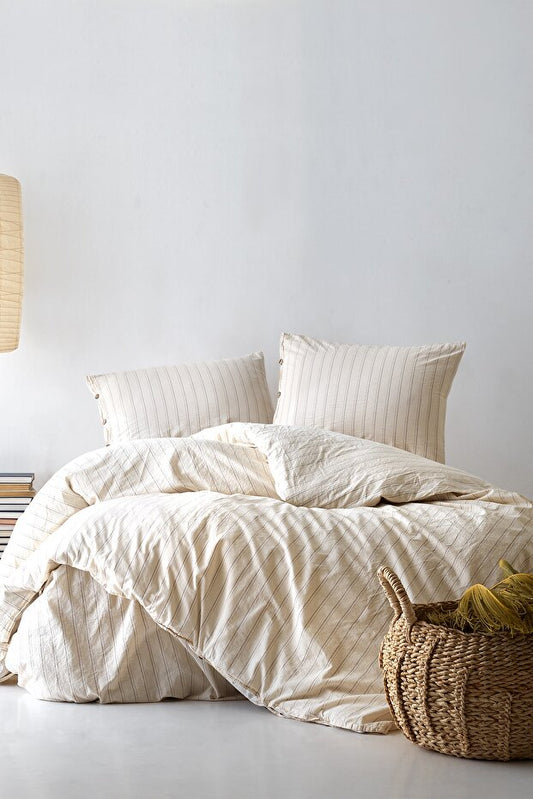 Sunday 100% Cotton Washable Vintage Duvet Cover Set