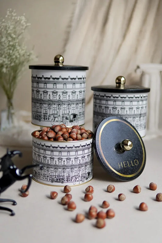 City Metal Storage Containers 3 Piece Set
