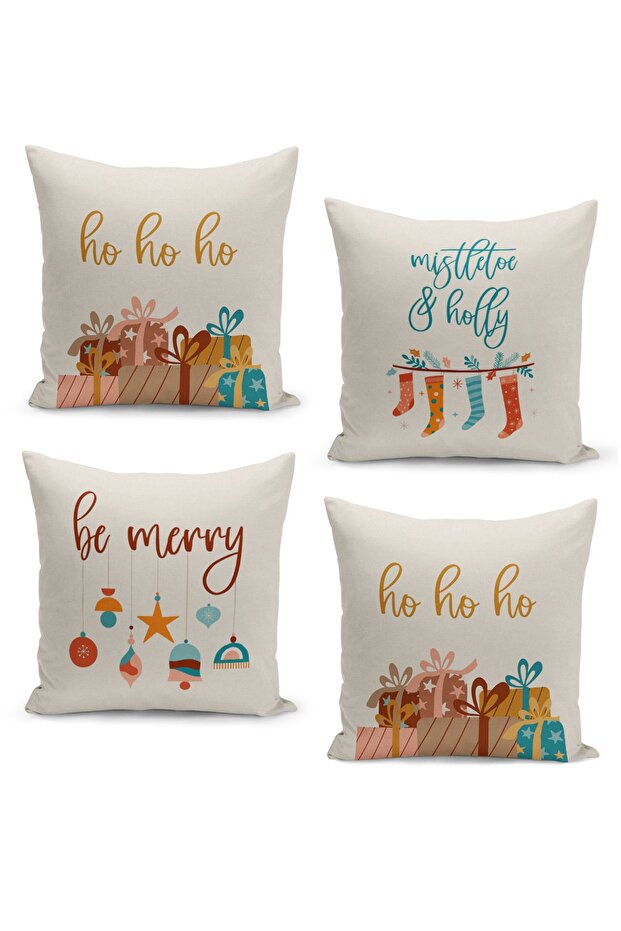 4 Piece Pillow Cover Double Sided Digital Print