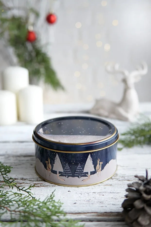 Christmas Edition Metal Storage Containers 2 Piece Set