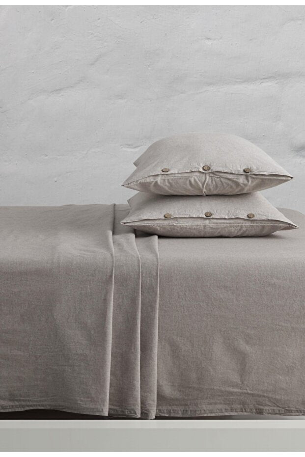 Chambray 100% Cotton Washable Pillowcase 50x70 cm (2 Pieces)