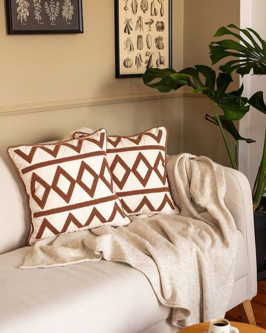 Luxury Series Punch Punch Embroidery Pillow Case