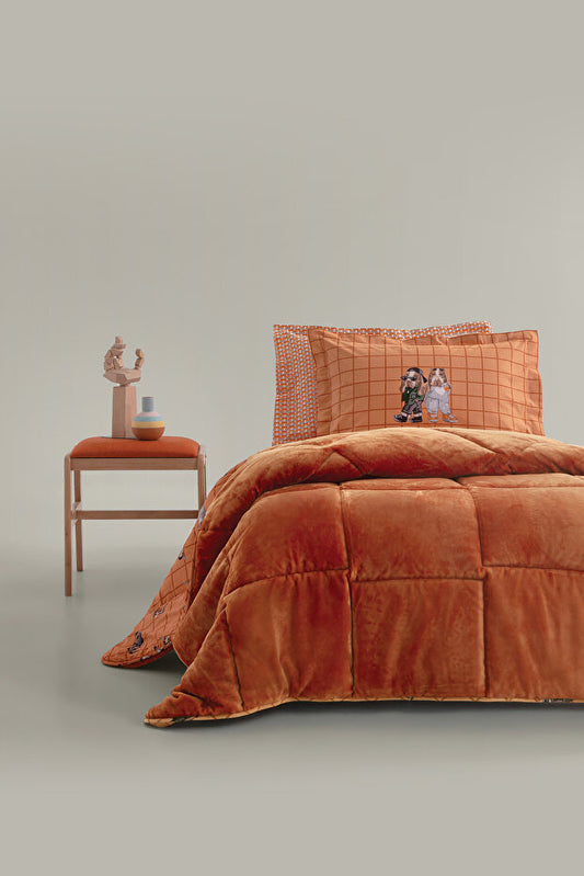 Nantes Single Triola Sleeping Set - Orange