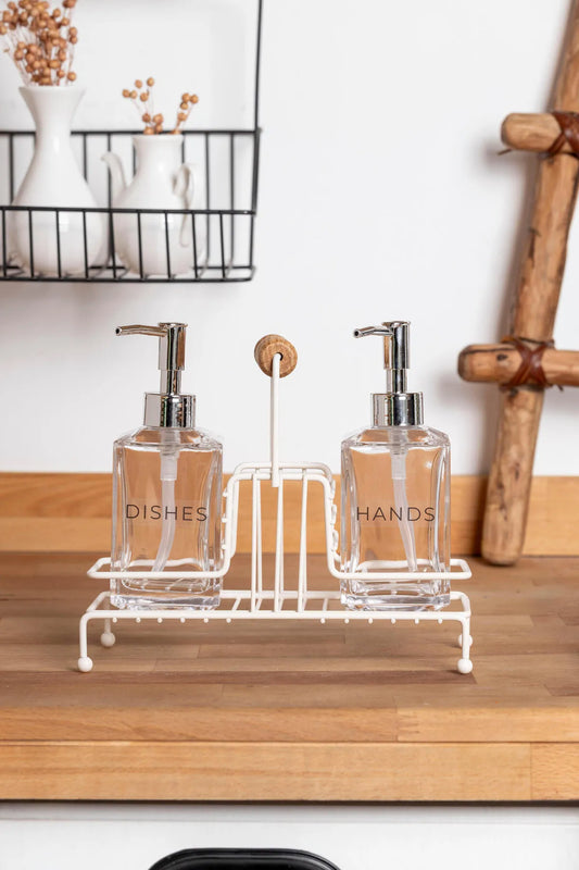 Cremma 2 Piece Stand Liquid Soap Dispenser