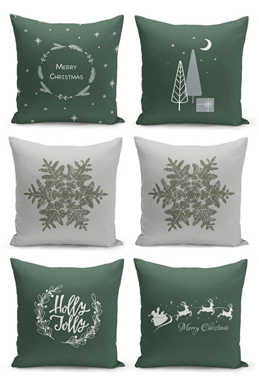 6 Piece Pillow Cover Double Sided Digital Print