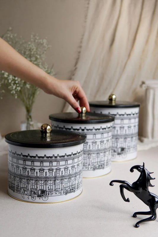 City Metal Storage Containers 3 Piece Set