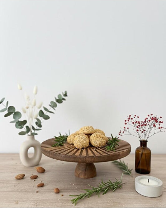 Natural Wood Stand 28 cm