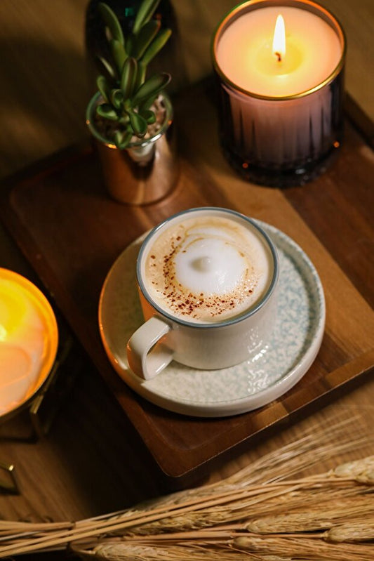 Kumsal Porcelain Tea/Cappuccino Cup 2 Person Set