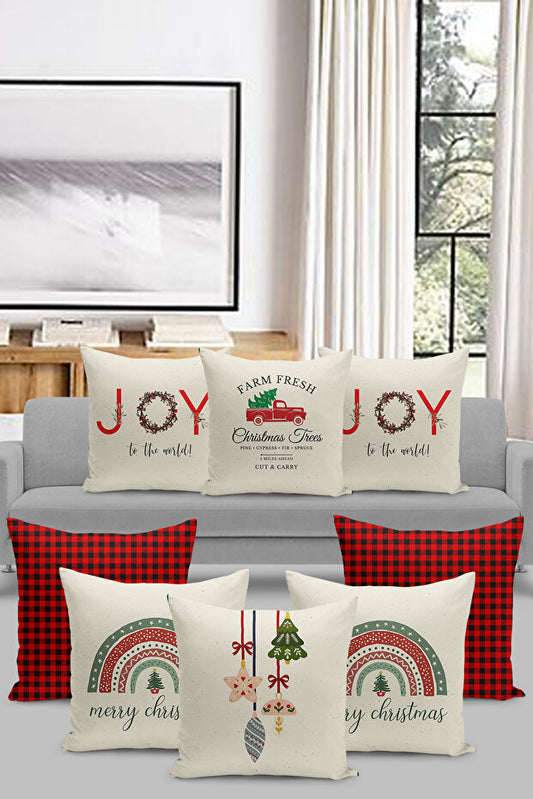 8 Piece Pillow Cover Double Sided Digital Print