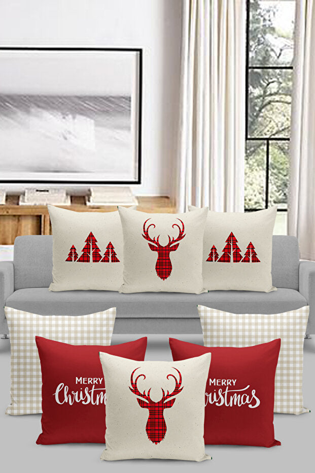 8 Piece Pillow Cover Double Sided Digital Print
