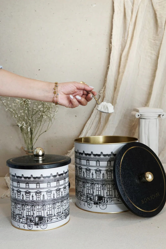 City Metal Storage Containers 2 Piece Set