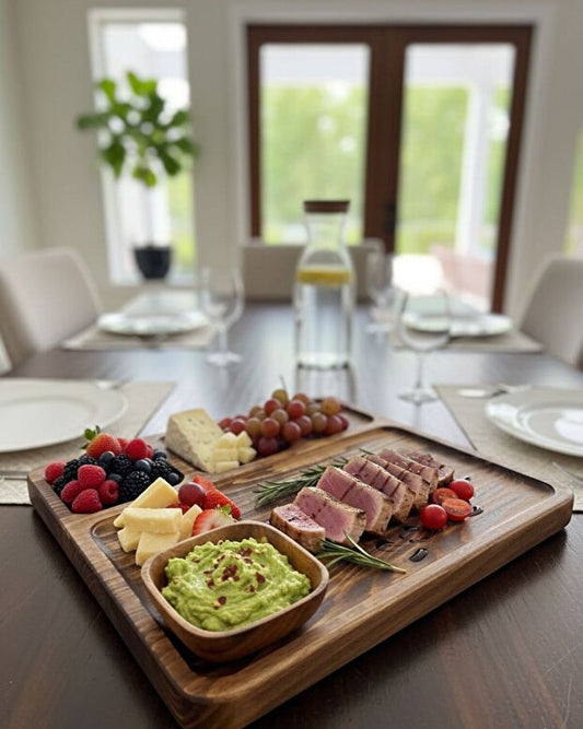 Natural Wood Serving Tray