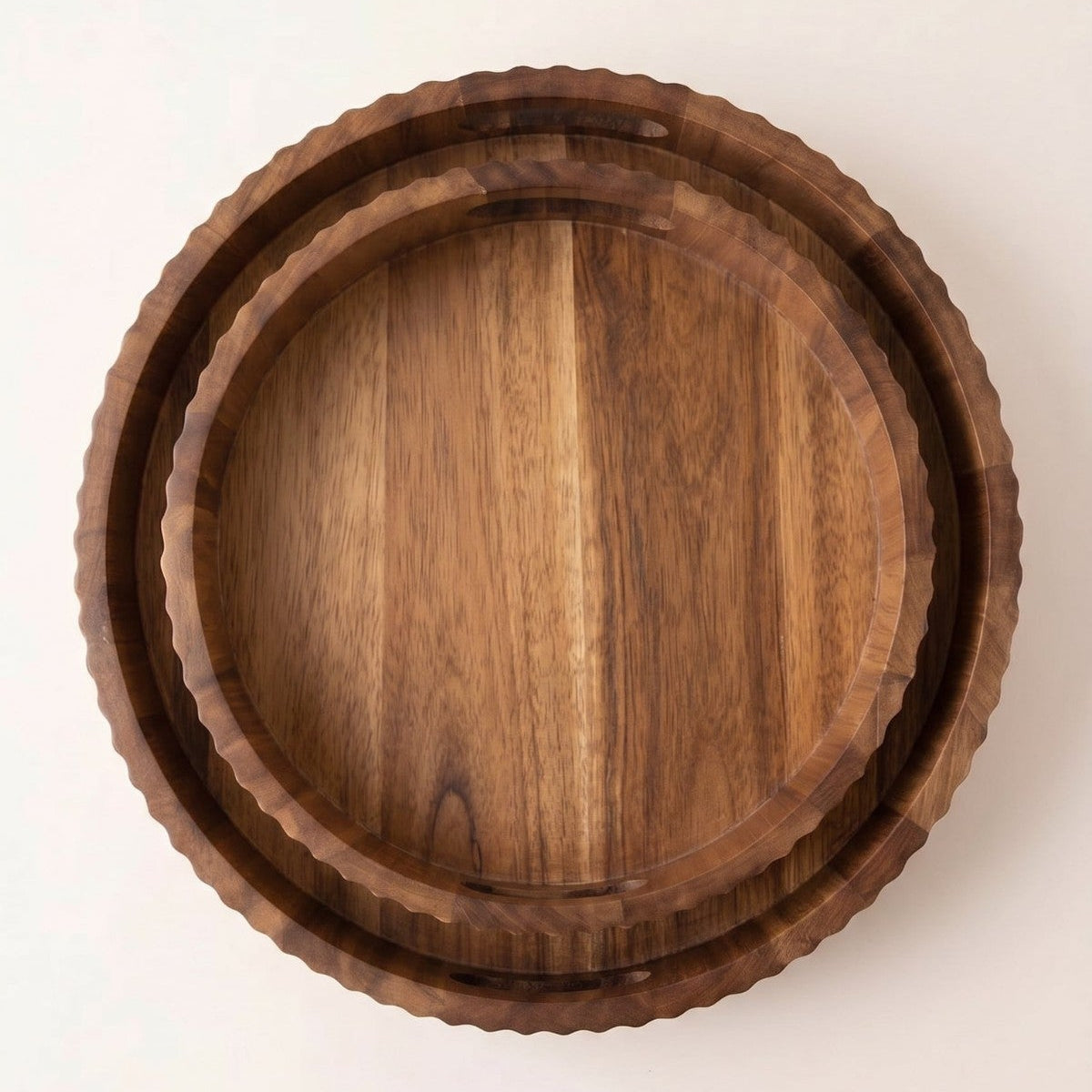 Acacia 2 Piece Set Serving Tray