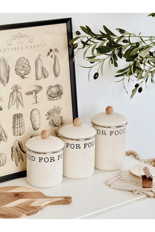 Mood Enamel Jar Set of 3