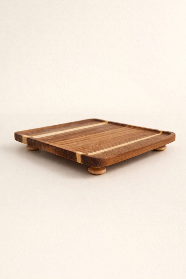 Acacia Wood Raised Kitchen Stand – 20x20 cm