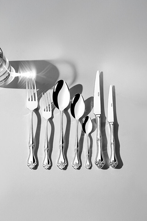 Lalezar Plain 12 Person 72 Piece Cutlery Set