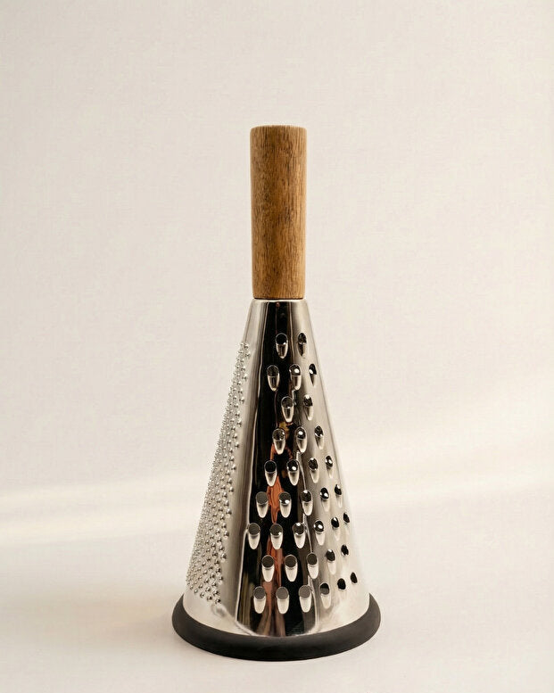 Conical Grater with Wooden Handle