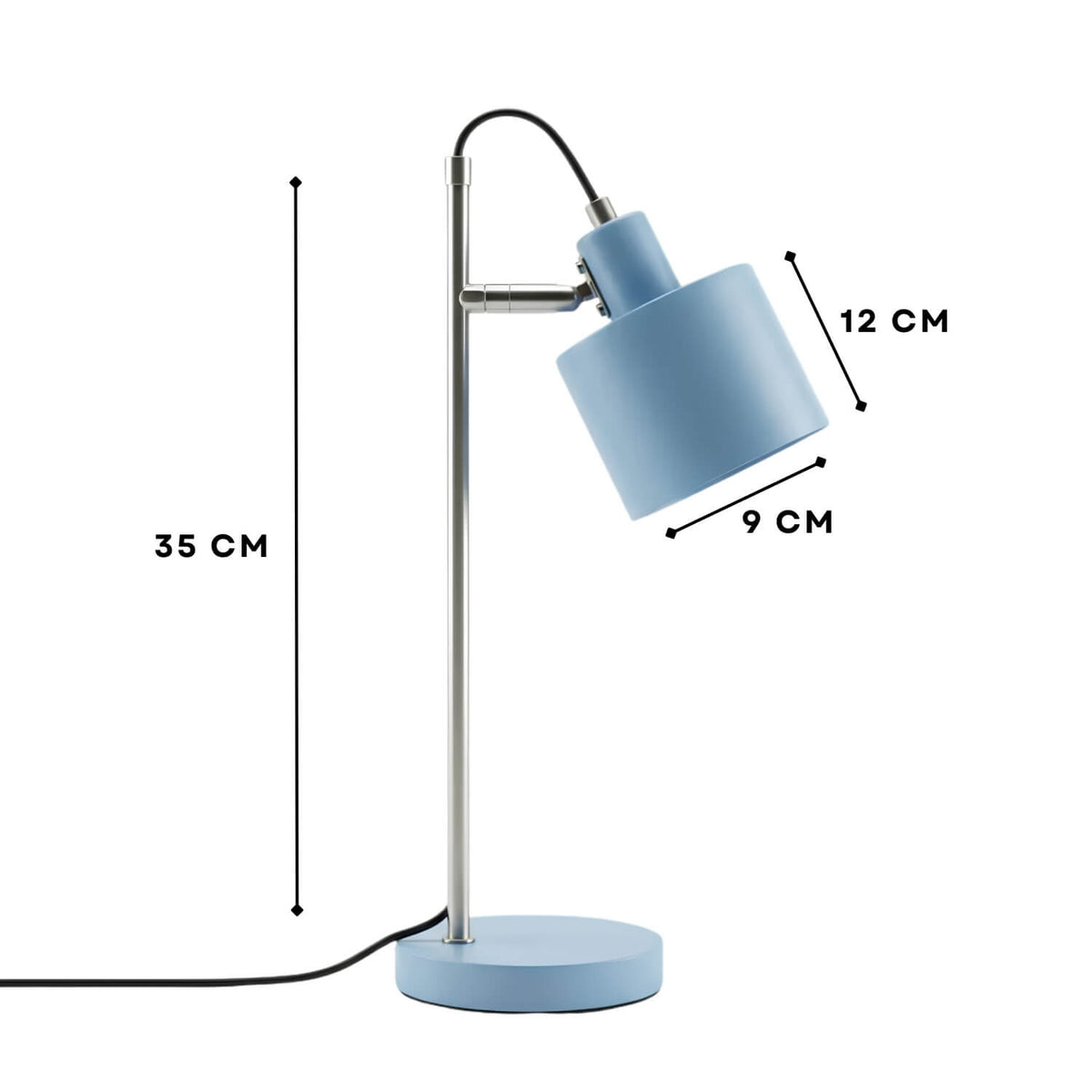 NORR Scandinavian Table Lamp – Light Blue