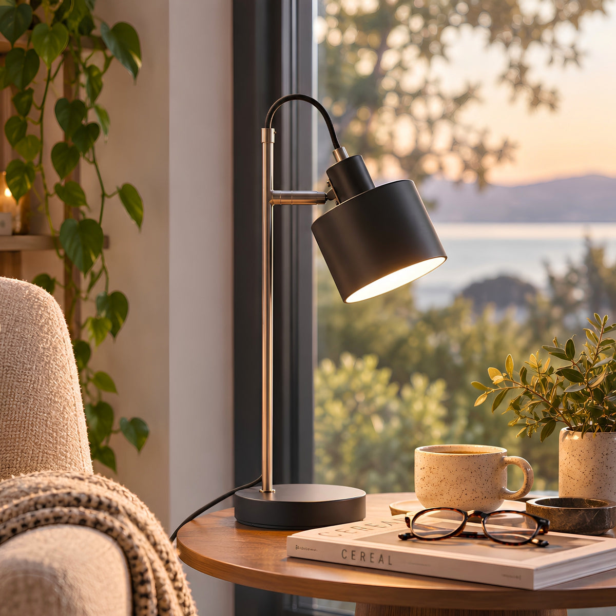 NORR Scandinavian Table Lamp – Black