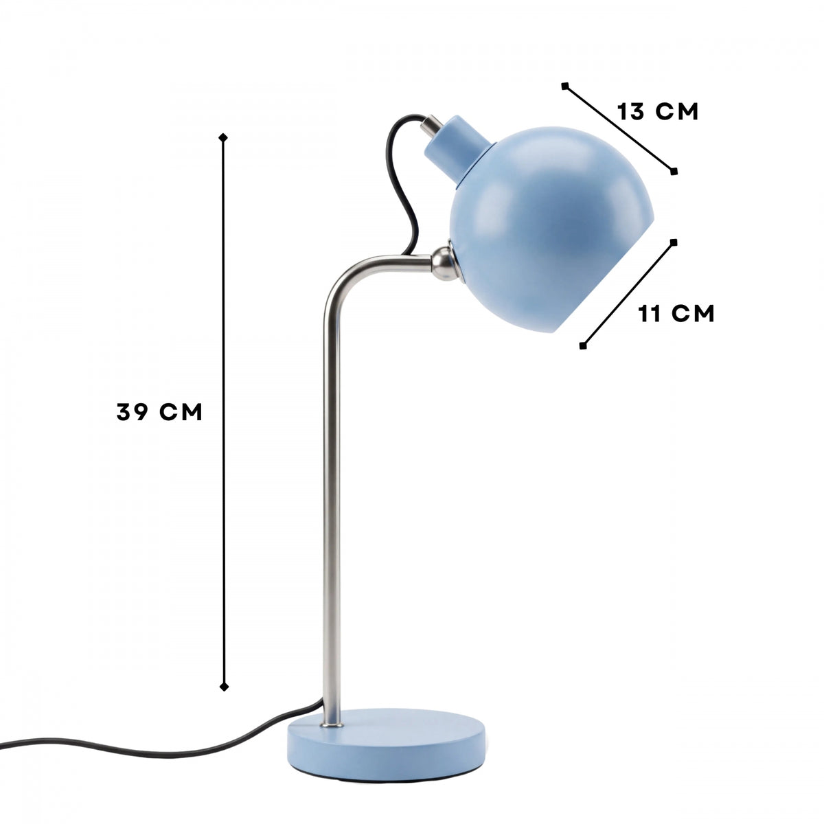 SKOV Scandinavian Table Lamp – Light Blue