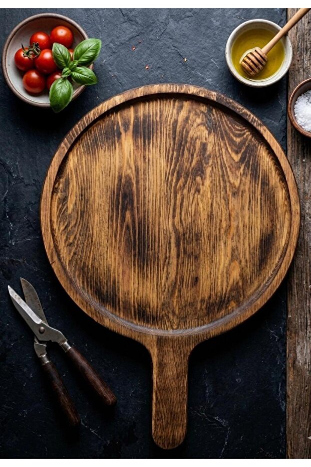 Wooden Pizza Serving Board