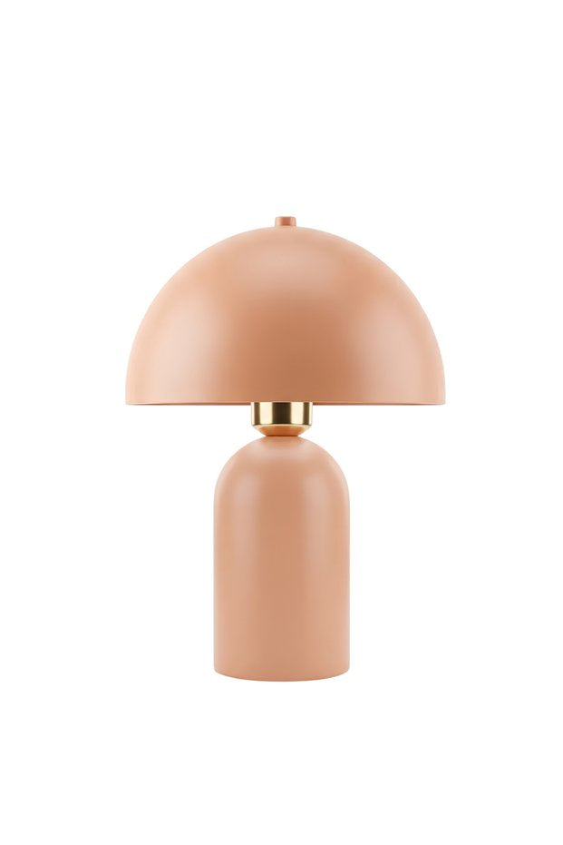 Felice Modern Mushroom Table Lamp – Peach Pink