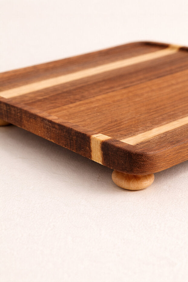 Acacia Wood Raised Kitchen Stand – 20x20 cm