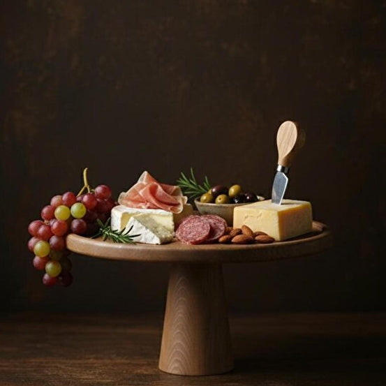 Natural Wood Stand 28 cm