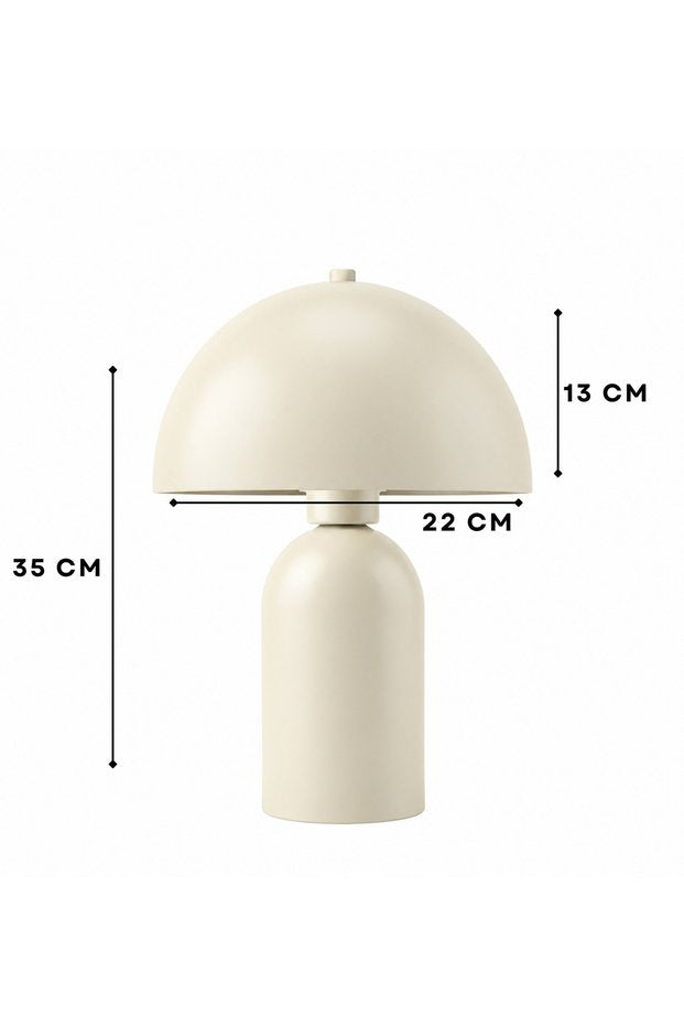 Felice Modern Mushroom Table Lamp – Cream