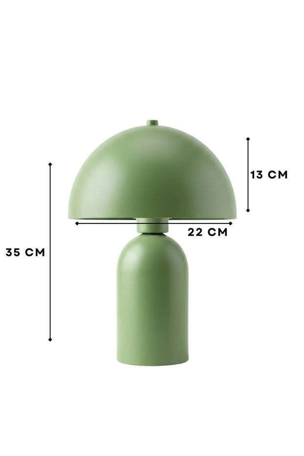 Felice Modern Mushroom Table Lamp – Green