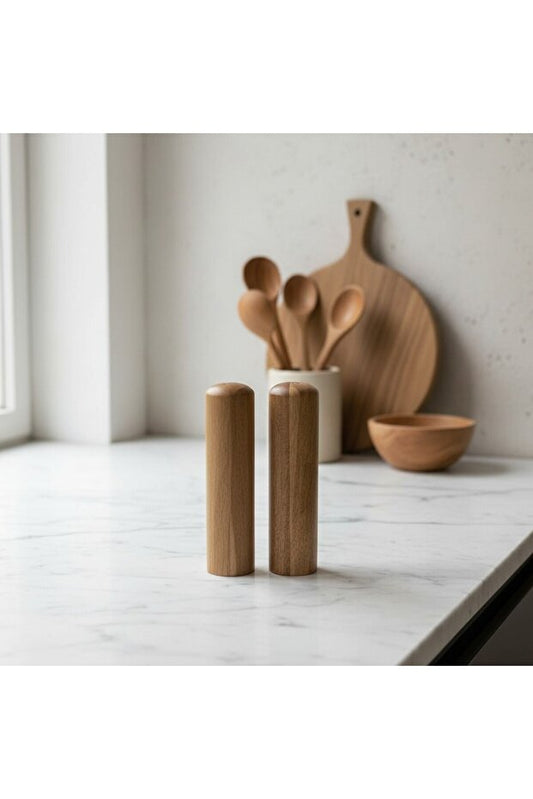 Balance Acacia Salt & Pepper Shaker Set