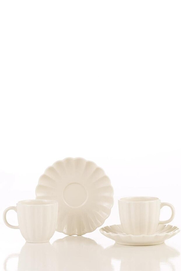 Bone Luz Porcelain Coffee Cup Set – 4 Pieces