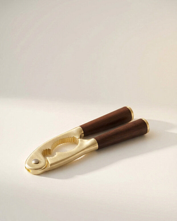 Acacia Handle Gold Walnut and Hazelnut Cracker