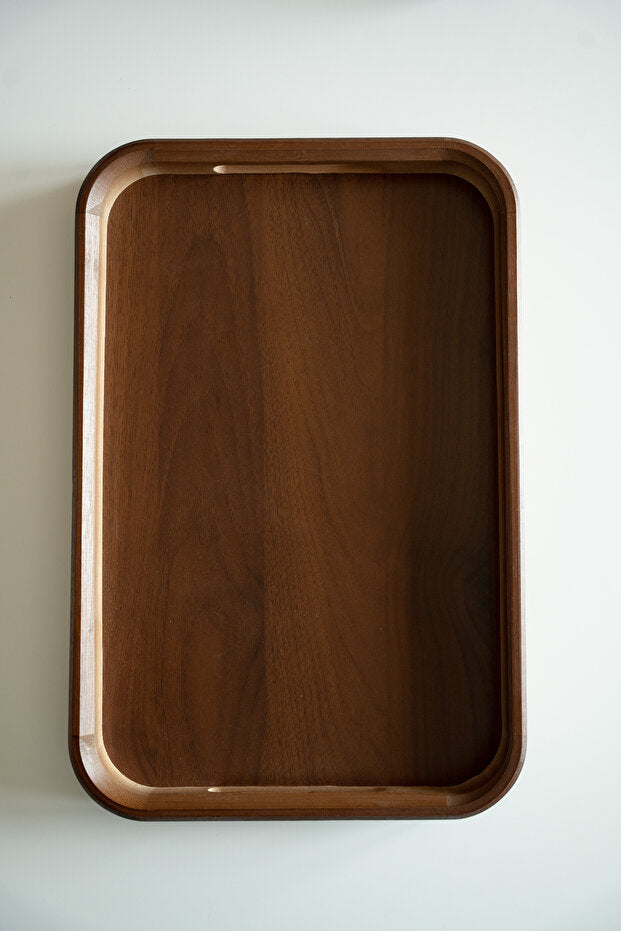 Aurel Accacia Decorative Serving Tray - Large