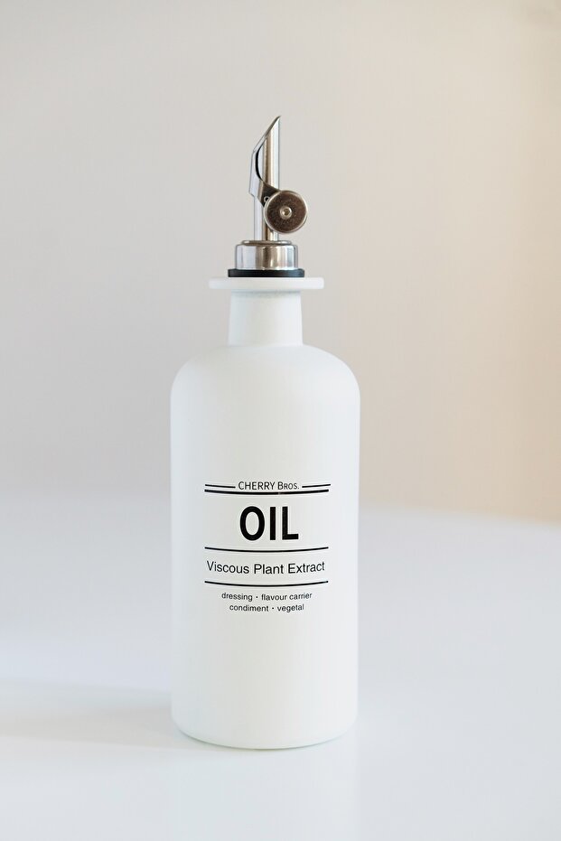 Glass Oil & Vinegar Bottle Set – 2 Pieces