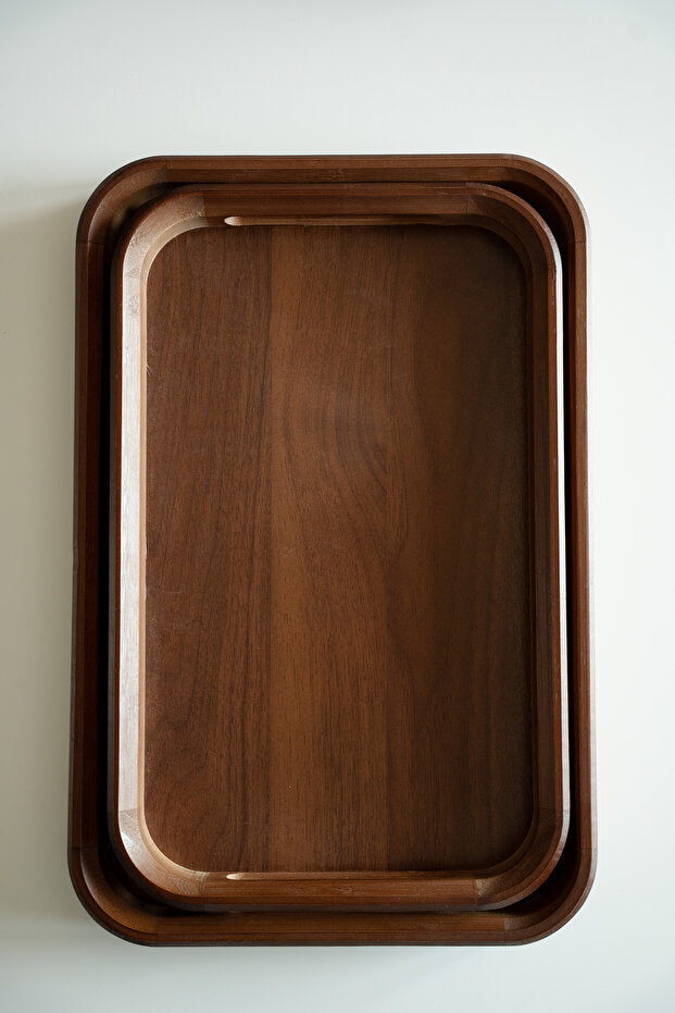 Aurel Accacia Decorative Serving Tray - Large