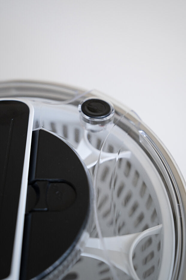 Stainless Steel Salad Spinner – Rotating Mechanism, with Transparent Lid