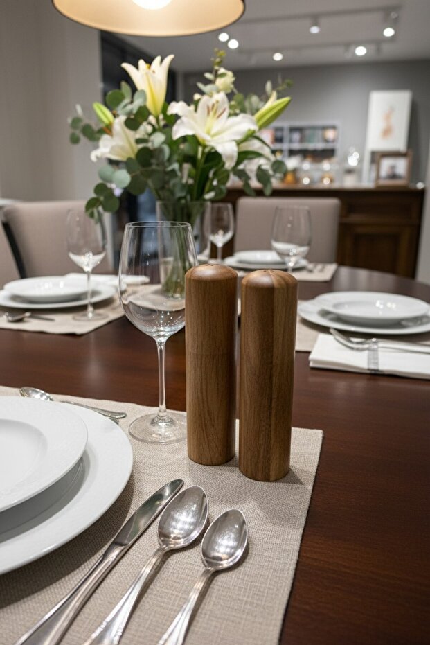 Balance Acacia Salt & Pepper Shaker Set