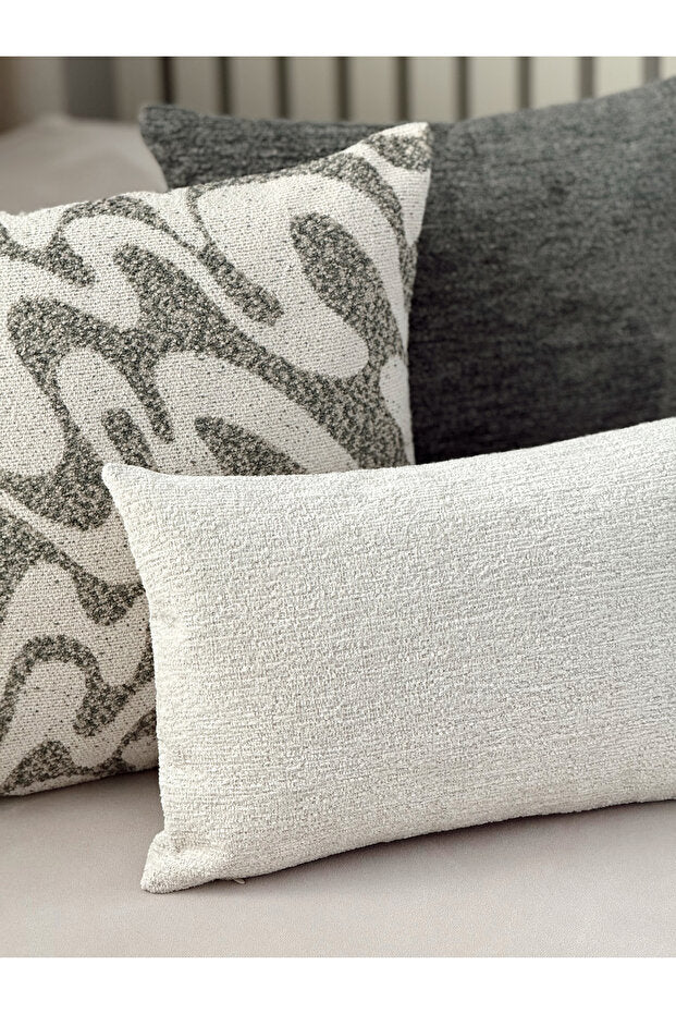 Flow Wave Decorative Pillow Cover – Green