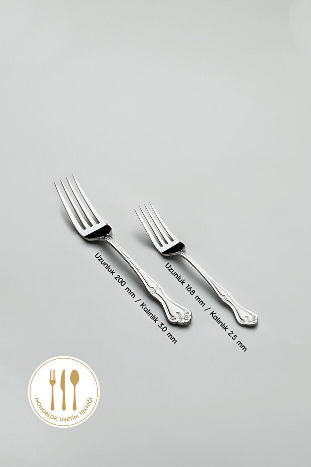 Lalezar Plain 12 Person 72 Piece Cutlery Set