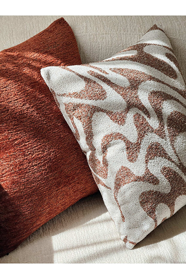 Flow Wave Decorative Pillow Cover – Tile