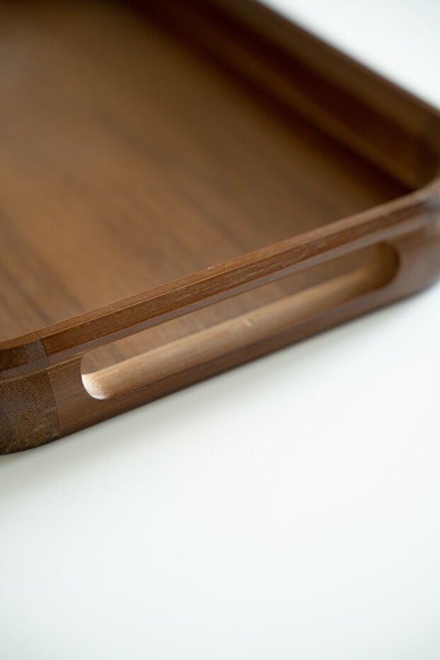 Aurel Accacia Decorative Serving Tray - Large
