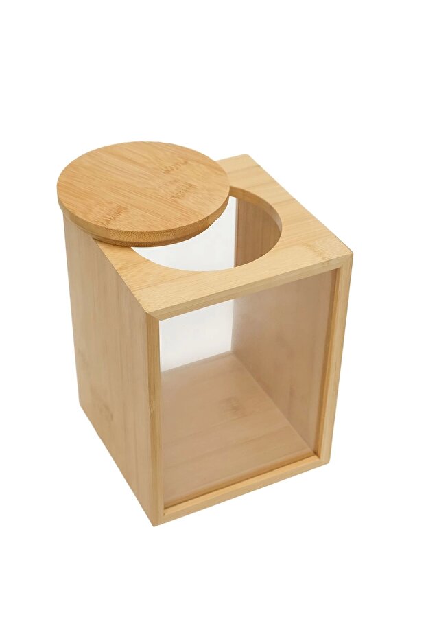 Bamboo Vaccumed Lid Storage Container Jar