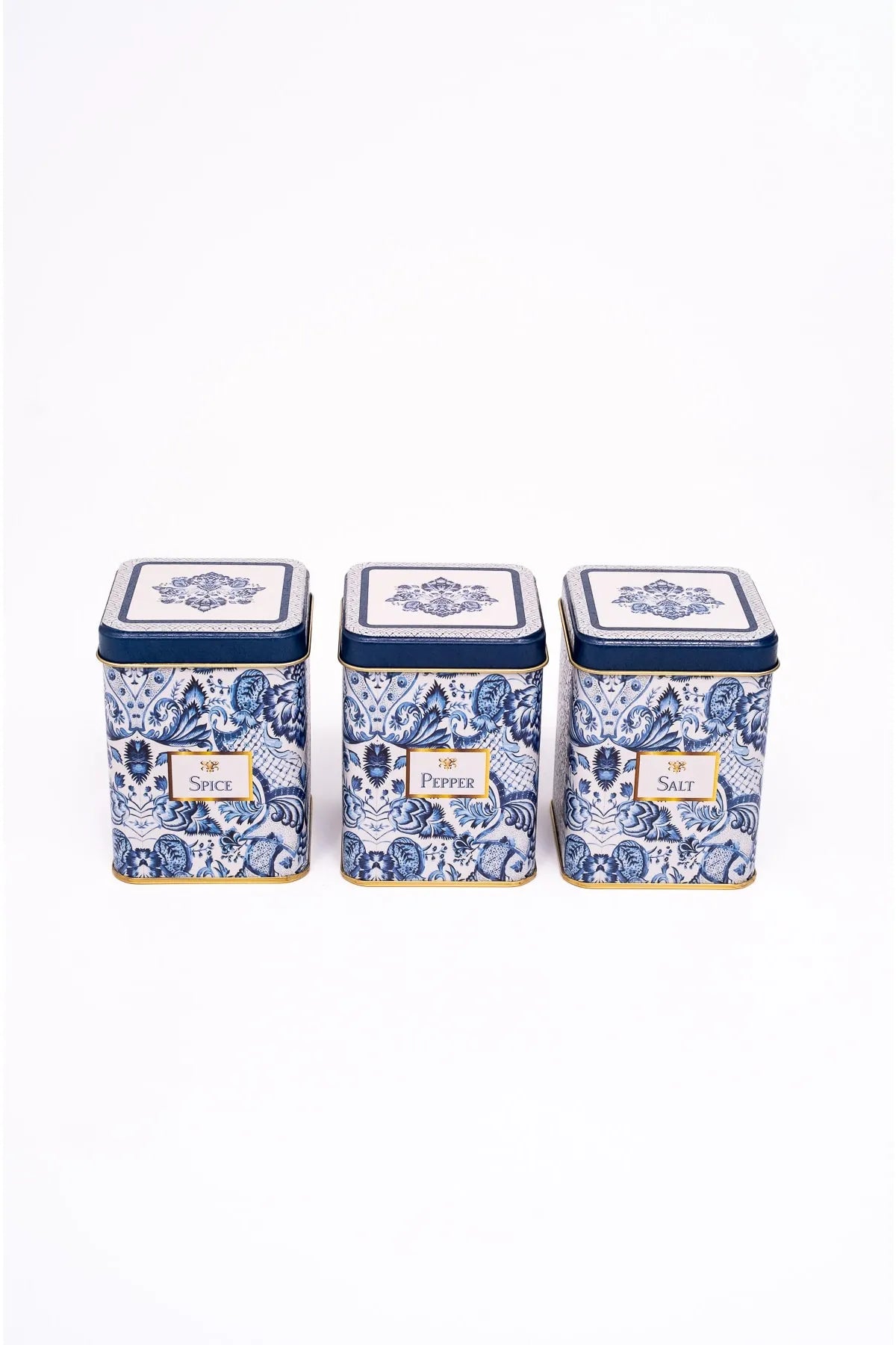 Azul Metal Storage Containers Set of 3