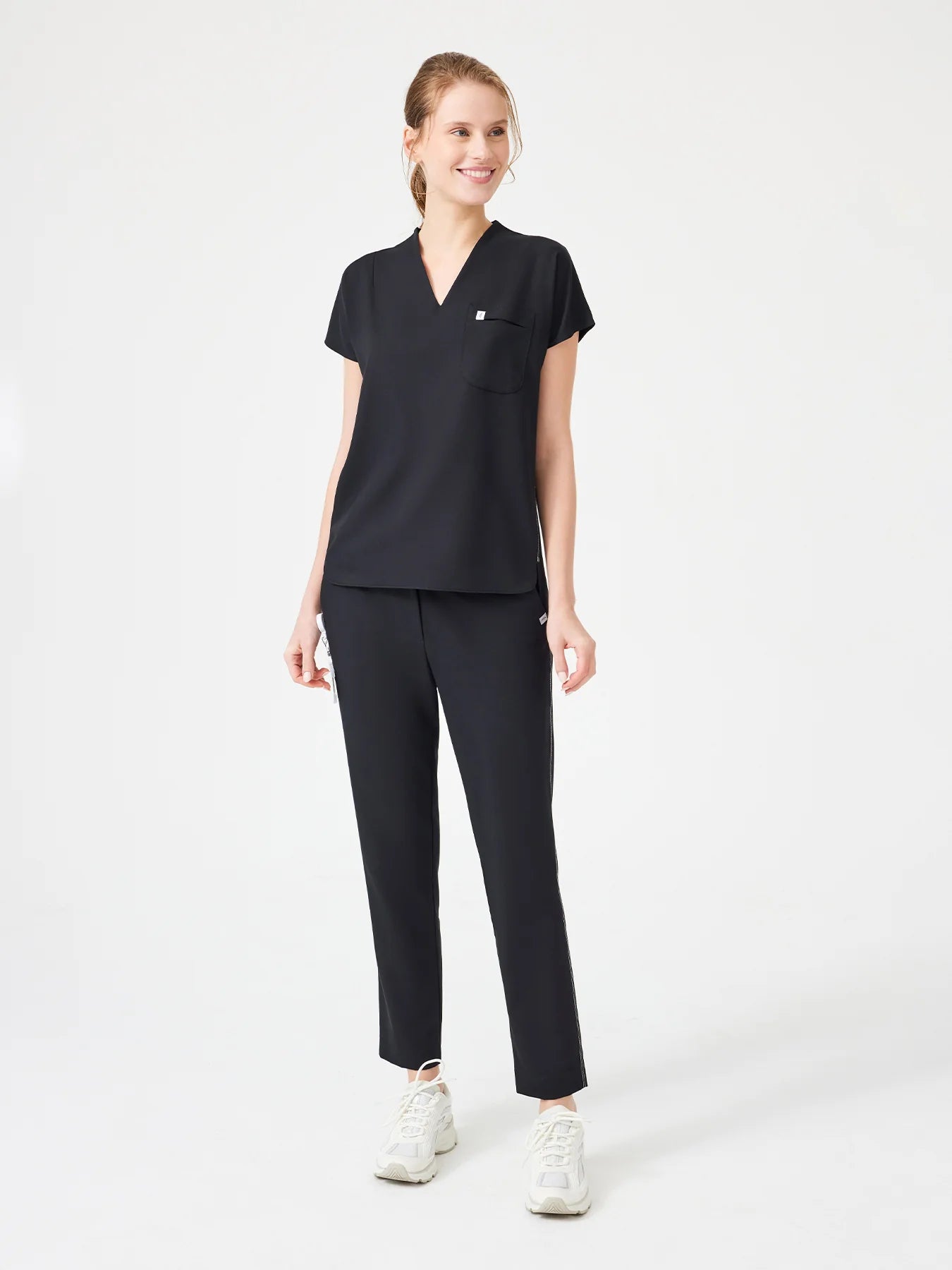 Cosa Fortius® Women's V-Neck Top - Black