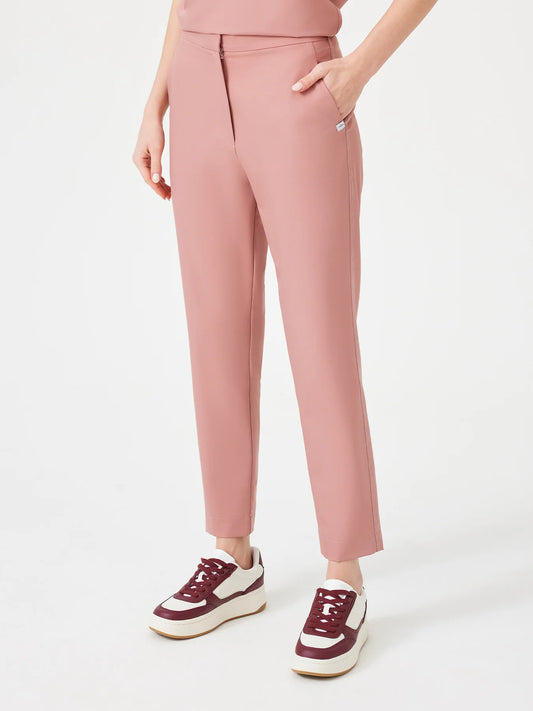 Cosa Fortius® Women's Contrast Stitch Trousers - Powder Pink
