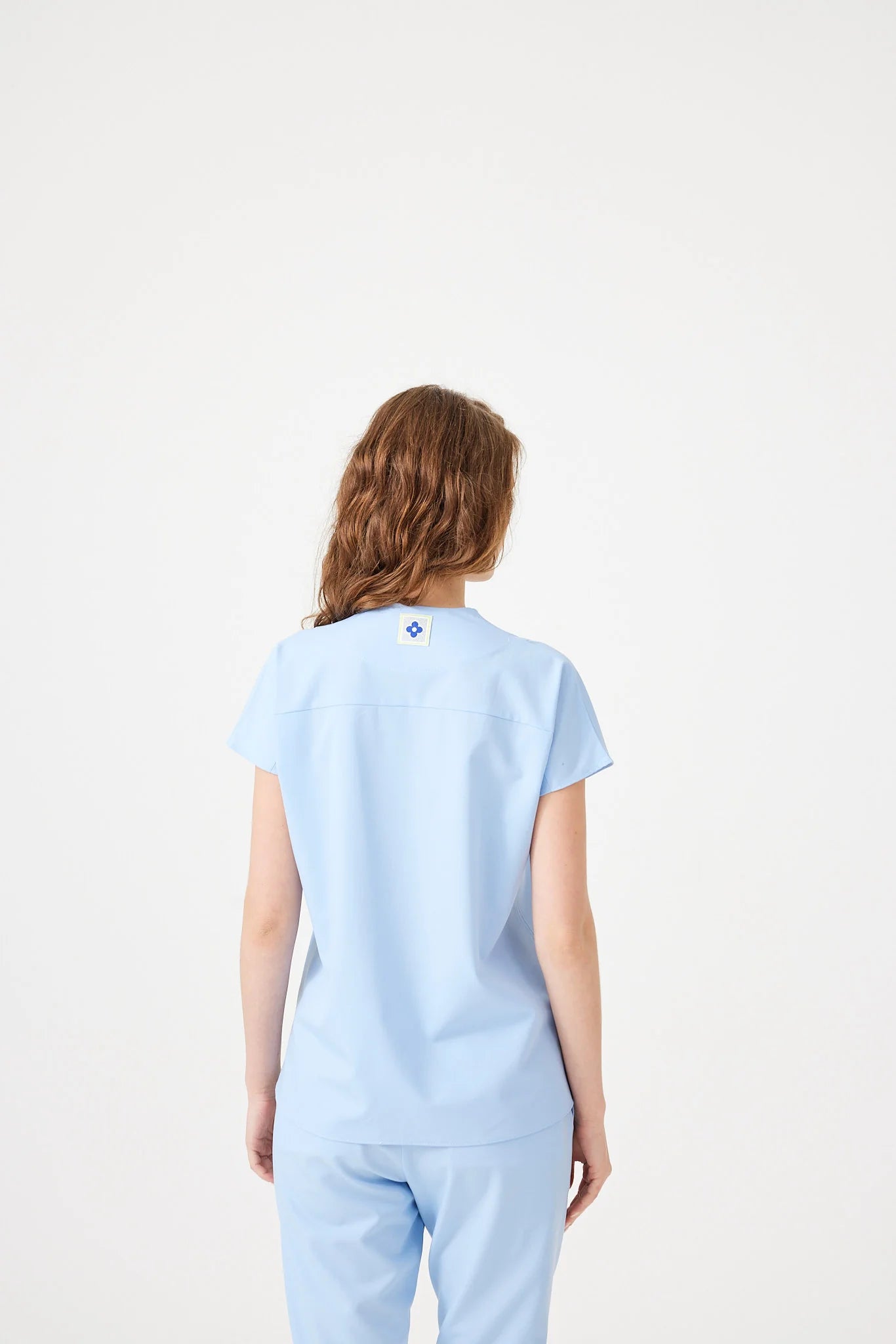 Cosa Fortius® Women's V-Neck Top - Ice Blue