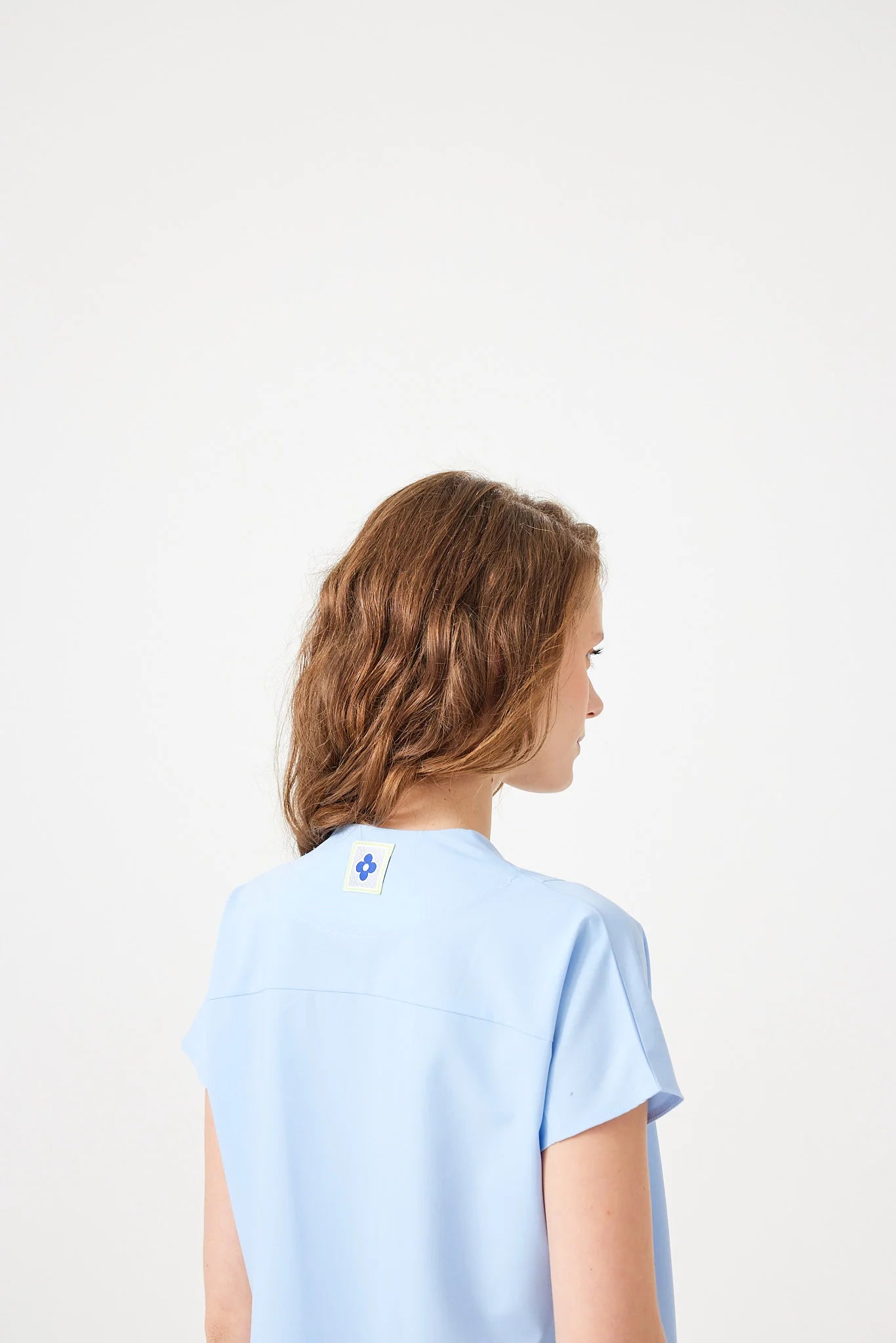 Cosa Fortius® Women's V-Neck Top - Ice Blue