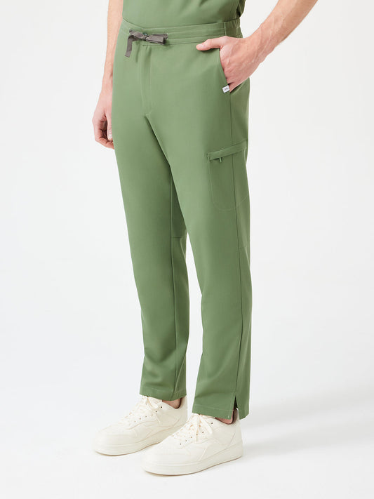 Cosa Altius Men's Straight Fit Trousers - Light Green