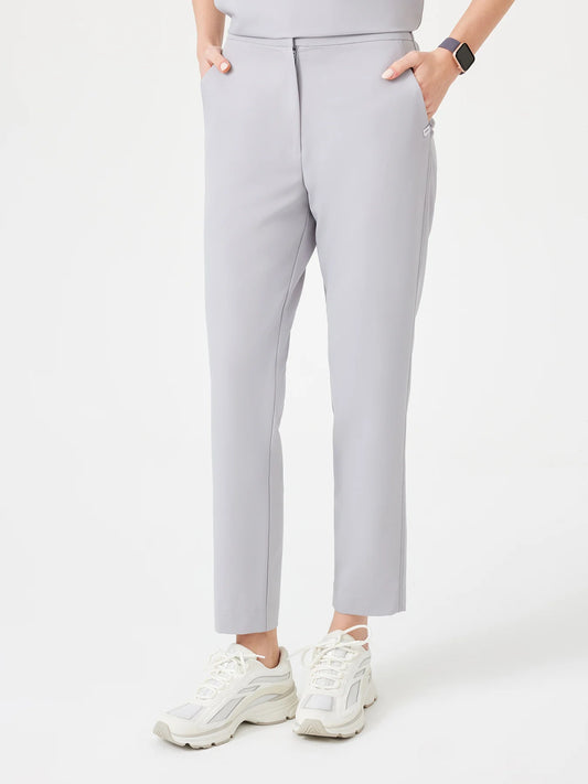 Cosa Fortius® Women's Contrast Stitch Trousers - Light Gray